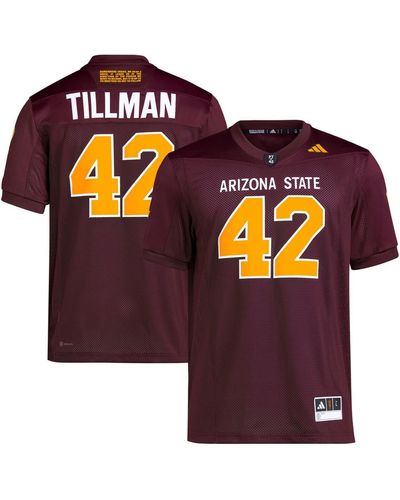 adidas Pat Tillman Arizona State Sun Devils Premier Jersey - Purple