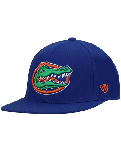 Top Of The World Florida Gators Team Color Fitted Hat - Blue
