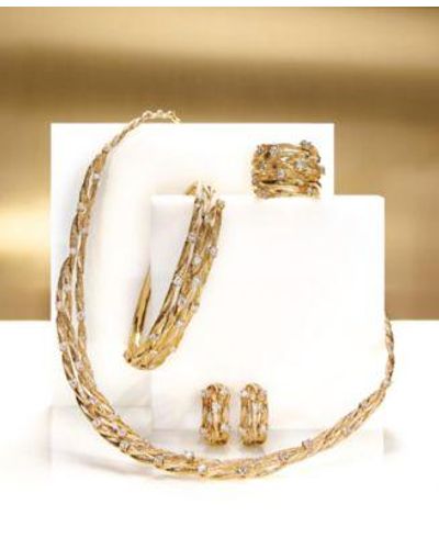 Effy Doro By Effy Diamond Jewelry In 14k Gold - Metallic