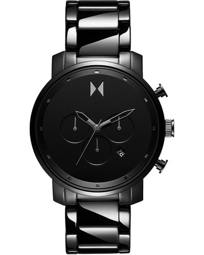 MVMT Chrono Ceramic Bracelet Watch - Black