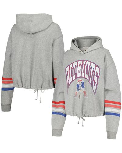 '47 Distressed New England Patriots Upland Bennett Pullover Hoodie - Multicolor