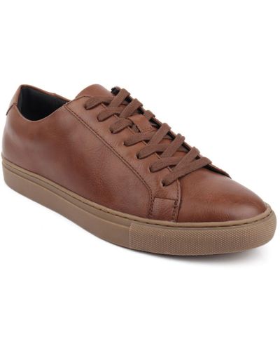 Alfani Grayson Lace-up Sneakers, Created For Macy's - Brown