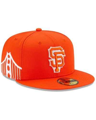 KTZ San Francisco Giants City Connect 9fifty Snapback Adjustable Hat - Orange