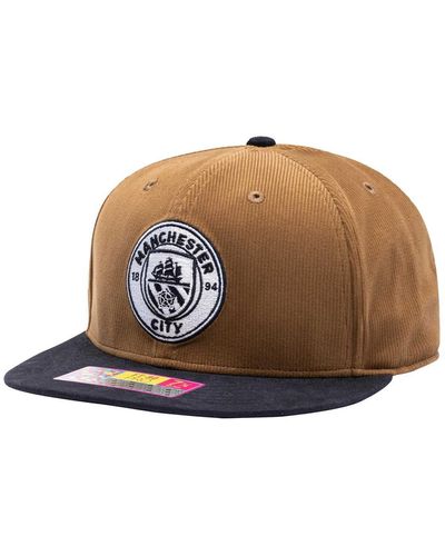 Fan Ink Manchester City Cognac Fitted Hat - Brown