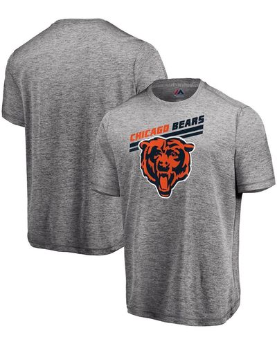 Majestic Chicago Bears Showtime Pro Grade Cool Base T-shirt - Gray