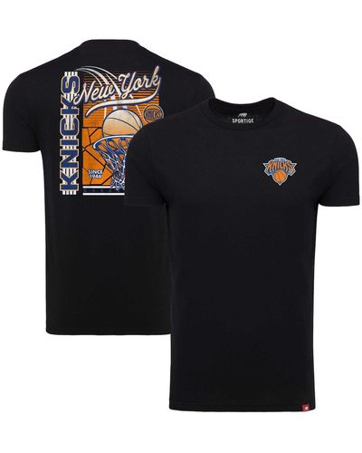 Sportiqe New York Knicks Comfy Tri-blend T-shirt - Black