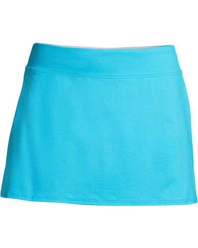 Lands' End Swim Skirt Swim Bottoms - Blue