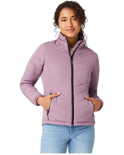 Free Country Freecycle Lansby Packable Puffer Jacket - Purple