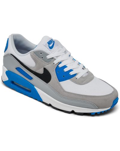 Nike Air Max 90 Casual Sneakers From Finish Line - Blue