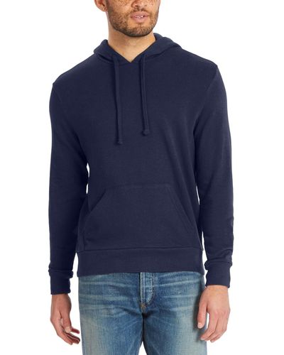 Alternative Apparel Washed Terry The Champ Hoodie - Blue