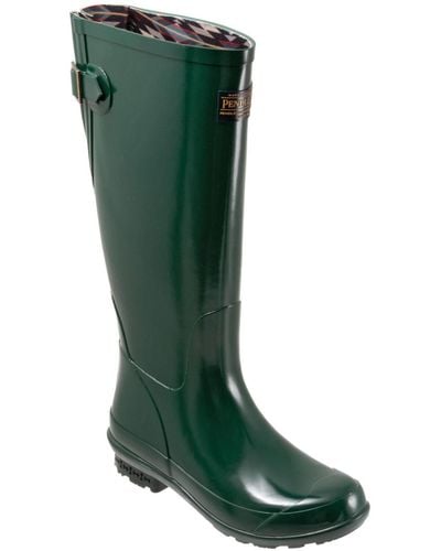 Pendleton Gloss Tall Boots - Green