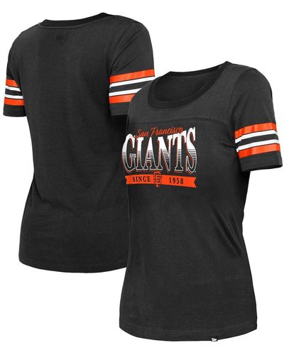 KTZ San Francisco Giants Team Stripe T-shirt - Black