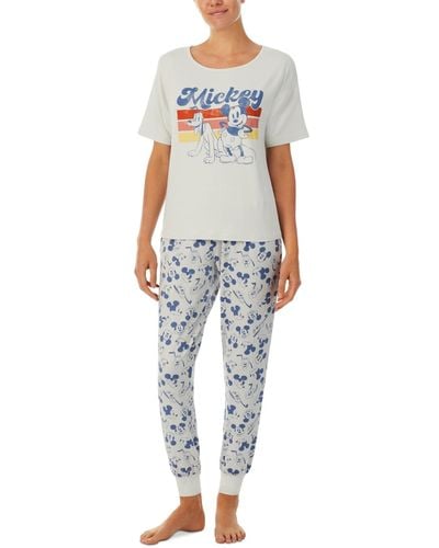 Disney 2-pc. Mickey Mouse jogger Pajama Set - Blue