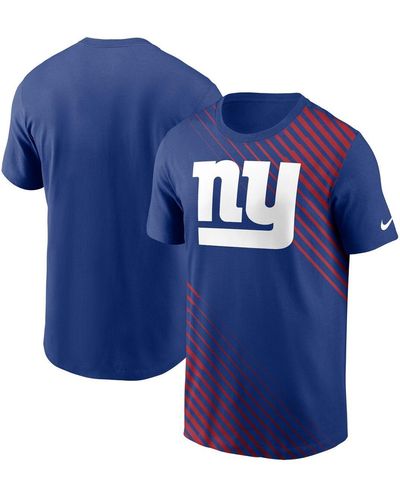 Nike New York Giants Yard Line Fashion Asbury T-shirt - Blue