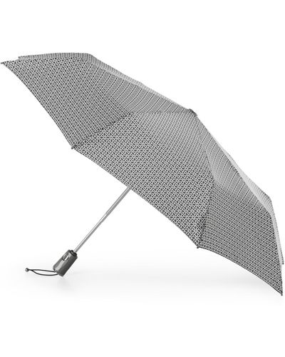 Totes Titan Large Auto Open Close Water Repellent Umbrella - Gray