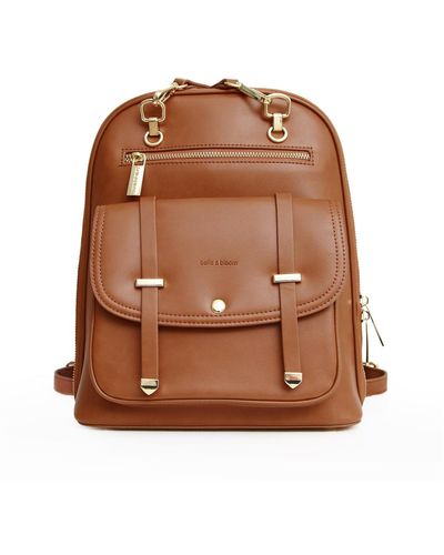 Belle & Bloom 5th Ave Leather Backpack - Brown