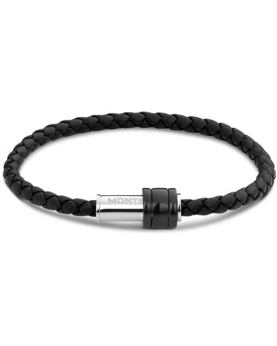 Montblanc Woven Bracelet - Black