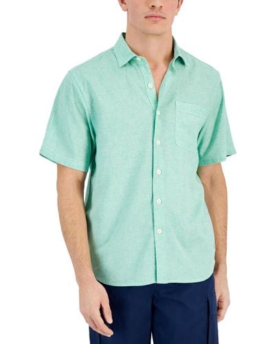 Tommy Bahama Sand Desert Short-sleeve Shirt - Green
