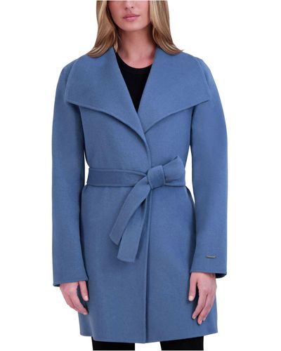 ella double face wrap coat