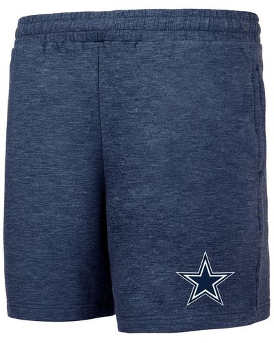 Concepts Sport Dallas Cowboys Powerplay Fleece Shorts - Blue