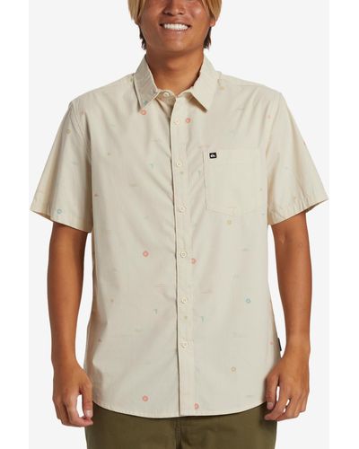 Quiksilver Mini Mo Classic Short Sleeve Shirt - Natural