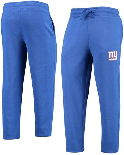 Starter New York Giants Option Run Sweatpants - Blue