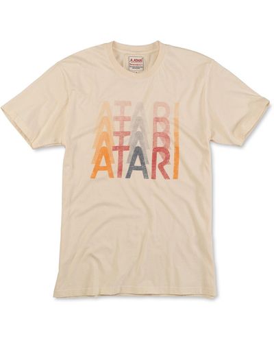 American Needle And Distressed Atari Vintage-like Fade T-shirt - White