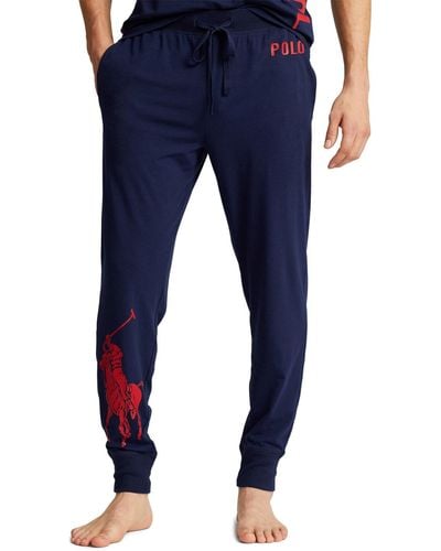 Polo Ralph Lauren Exclusive Logo Pajama jogger Pants - Blue
