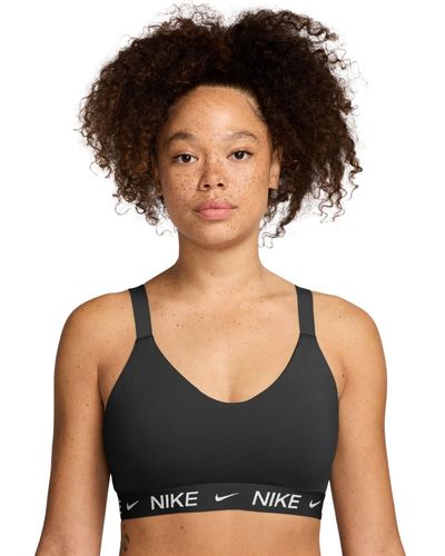 Nike Indy Medium-support Padded Adjustable Sports Bra - Black