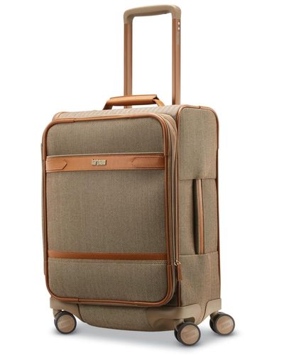 Hartmann Herringbone Dlx Domestic Carry-on Expandable Spinner Suitcase - Multicolor