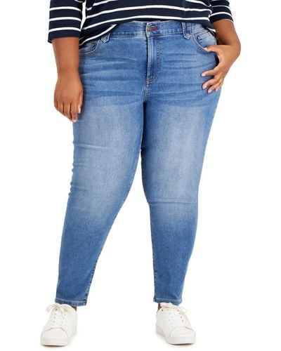 Tommy Hilfiger Th Flex Plus Size Waverly Jeans - Blue