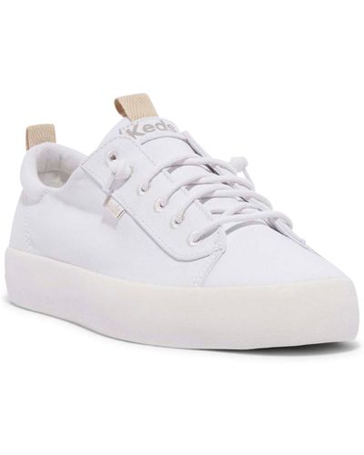 Keds Kickback Canvas Casual Sneakers From Finish Line - White