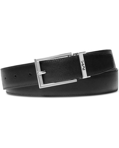 Michael Kors Reversible Leather Belt - Black