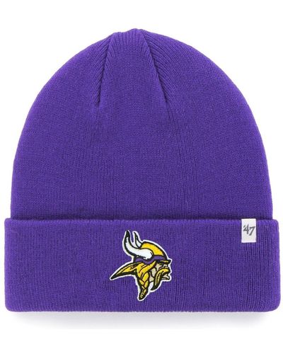'47 '47 Minnesota Vikings Primary Basic Cuffed Knit Hat - Purple