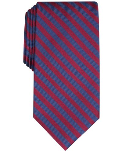Club Room Classic Stripe Tie - Red
