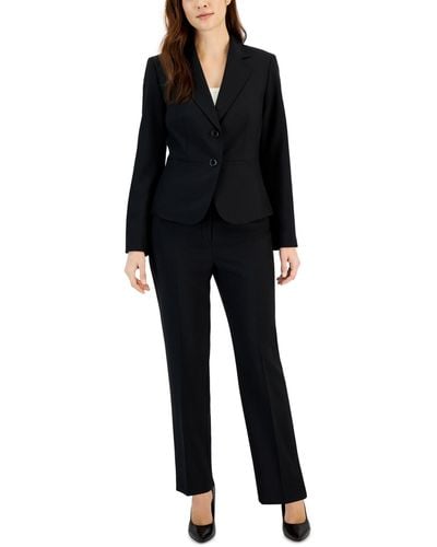 Le Suit Two-button Blazer & Pants Suit - Black