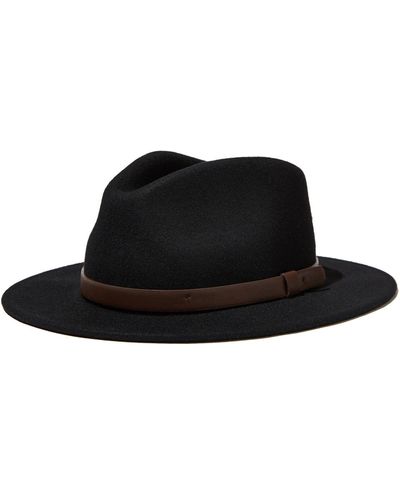 Cotton On Wide Brim Felt Hat - Black