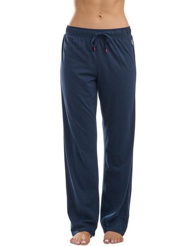 Tommy Hilfiger Knit Drawstring-waist Pajama Pants - Blue