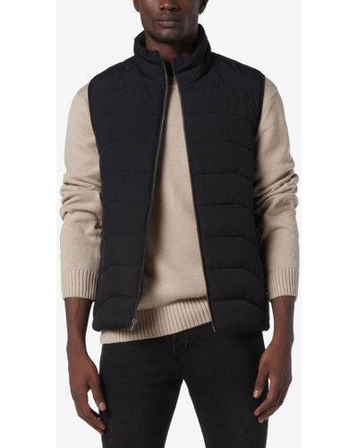 Marc New York Garrick Stretch Packable Quilted Vest - Black