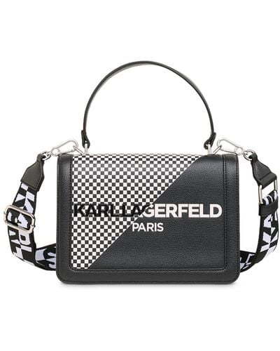 Karl Lagerfeld Gabi Handbag With OG Box and Dust Bag (Black) (J366