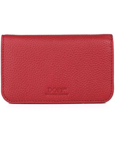 Dopp Pik-me-up Snap Card Case Wallet - Red
