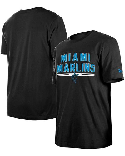 KTZ Miami Marlins Batting Practice T-shirt - Black