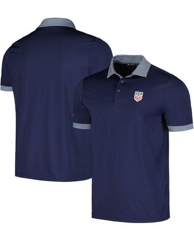 Levelwear Usmnt Thomas Performance Polo Shirt - Blue