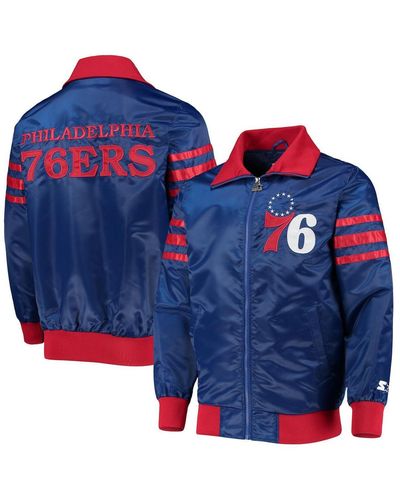 Lids Philadelphia 76ers Starter Black History Month NBA 75th Anniversary  Full-Zip Jacket - Red/Black/Green