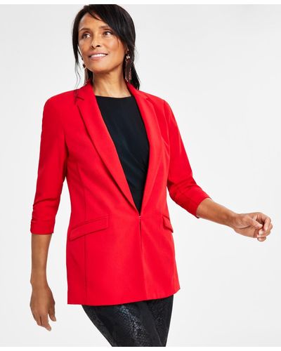 INC International Concepts Wear Blazer - Red
