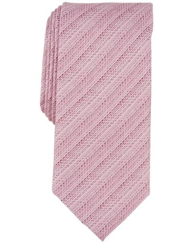 Tallia Hewitt Textured Solid Tie - Pink