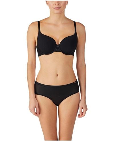 Le Mystere Sheer Illusion Wireless Bra 5584 Black 32B : :  Clothing, Shoes & Accessories