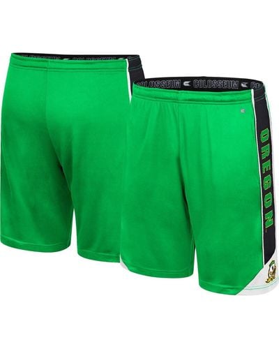 Colosseum Athletics Oregon Ducks Haller Shorts - Green