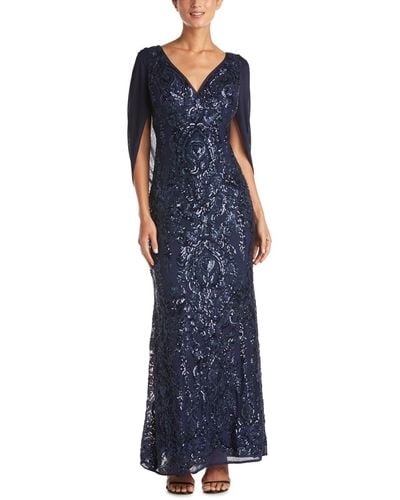 R&M Richards Womens Lace Sequined Two Piece Dress : : Clothing,  Shoes & Accessories