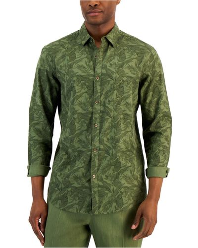 Green Alfani Shirts for Men | Lyst